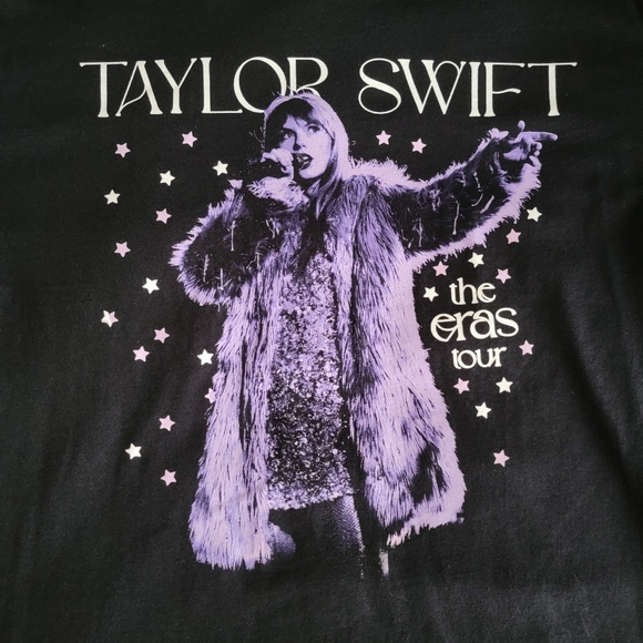Taylor Swift - The Eras Tour Live Photo Stars T-Shirt Medium - Picture 4 of 11